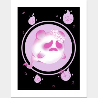 Pink Ghost Posters and Art